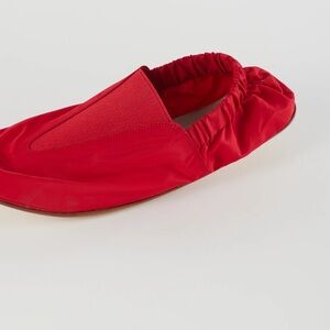 Tibi Mikhail Flat - Red Size 39